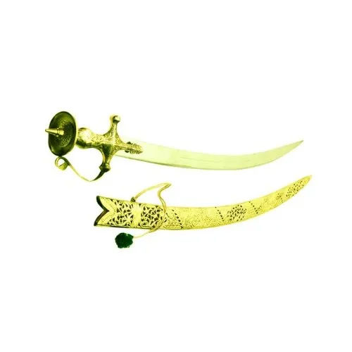 Brass Wedding Sword - Regional Style: Indian