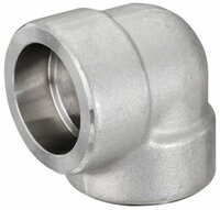 Socket Weld Elbow - Stainless Steel, Sizes Up To 4 Inches, Pressure Classes 2000-9000 | Astm B16.11, Shot Blasted, Industrial Use, 1 Year Warranty
