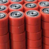 Pu Coating Roller - Pure Pu Material, Various Sizes Available , Industrial Grade Performance With Enhanced Longevity And Traction