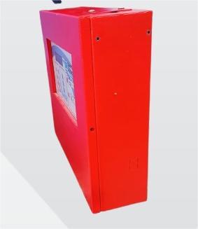 Fire Alarm Cabinet - Color: Red