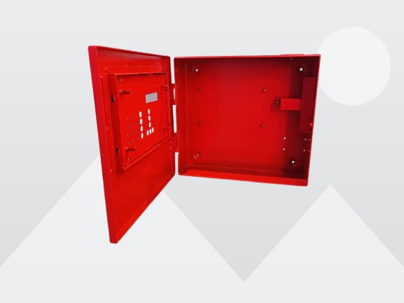 Fire Alarm Cabinet - Color: Red