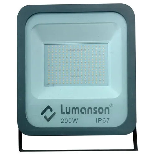 200W Pure White Aluminium Alloy High Focus Led Heavy Body Flood Light - Ip Rating: Ip67