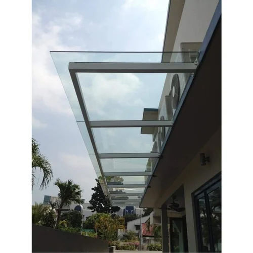 Toughened Glass Canopy - Color: Transparent