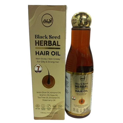 200Ml Black Seed Herbal Hair Oil - Direction: As Suggested