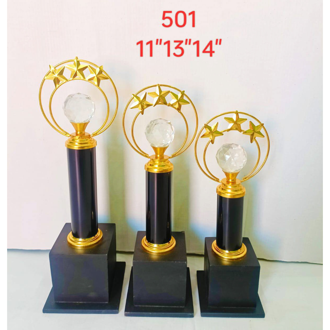 Metal Star Diamond Trophy #501