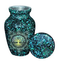 Tree of Life Keepsake Cremation Urn for Ashes  Metal Memorial Funeral Urns Supplies