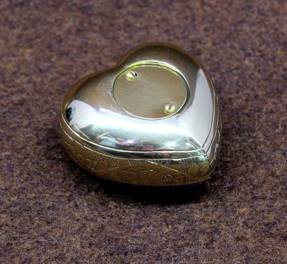 Brass heart keepsake Urn for Ashes