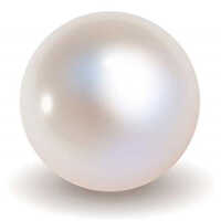White Pearl Gemstone (moti) - Grade: N/a