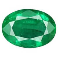 Green Emerald Gemstone (panna) - Color: White