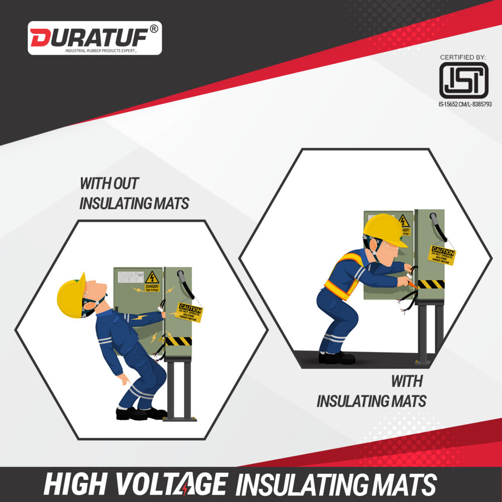 X-Volt Electrical Insulating Mats Class A upto 3.3 Kv