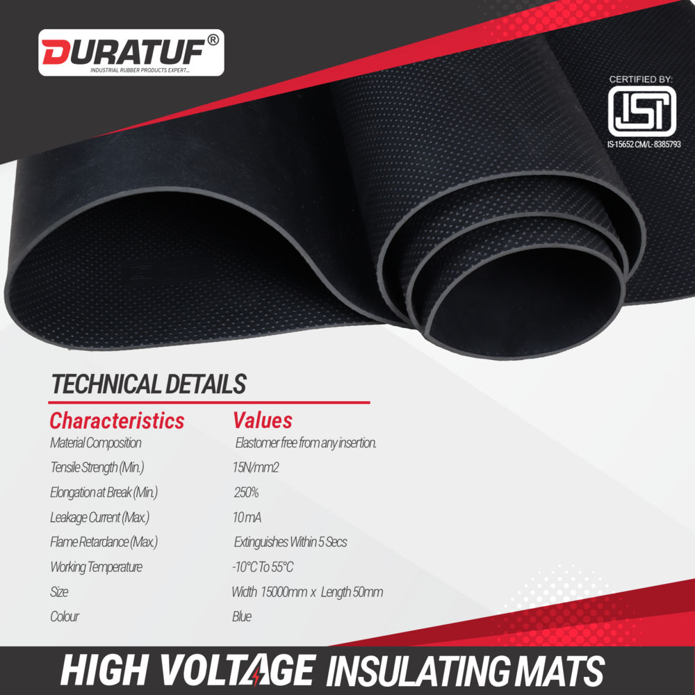 X-Volt Electrical Insulating Mats Class A upto 3.3 Kv