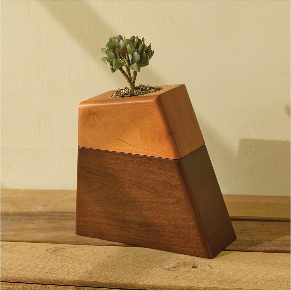 Plant Wood Cremation Urn for Ashes