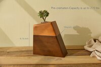 Plant Wood Cremation Urn for Ashes