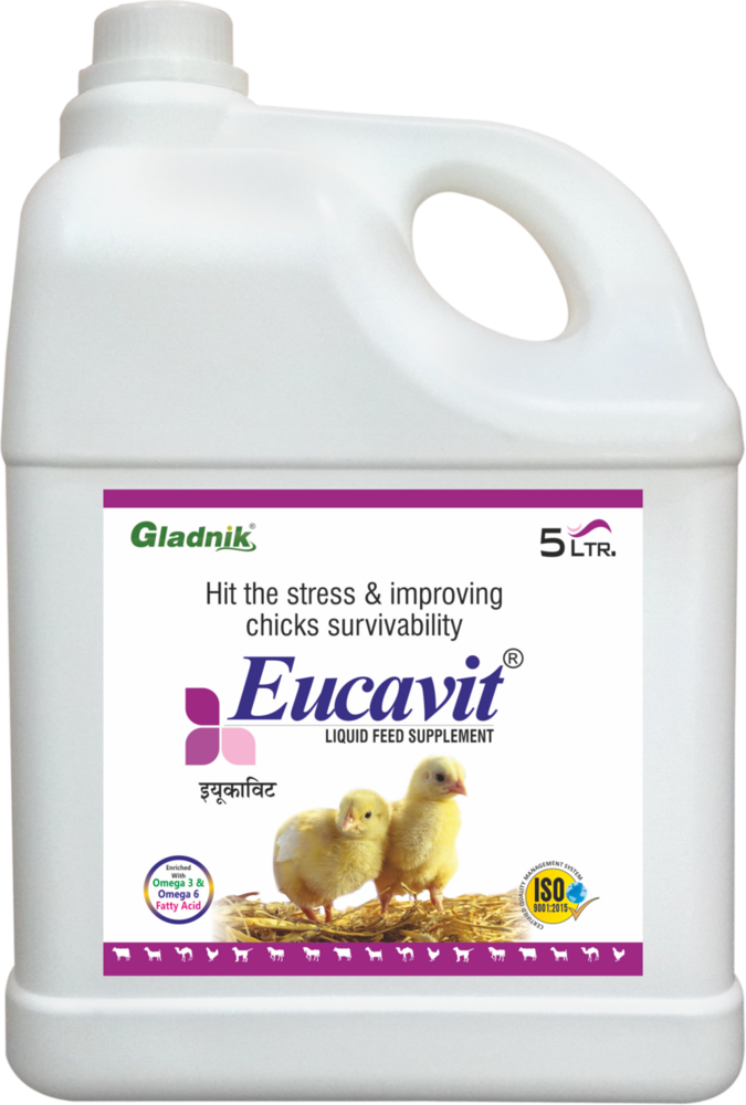 1L Eucavit Liquid Feed Supplement - Color: White