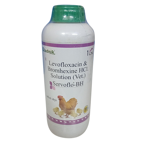 1L Servoflo-BH Levofloxacin And Bromhexine HCL Solution