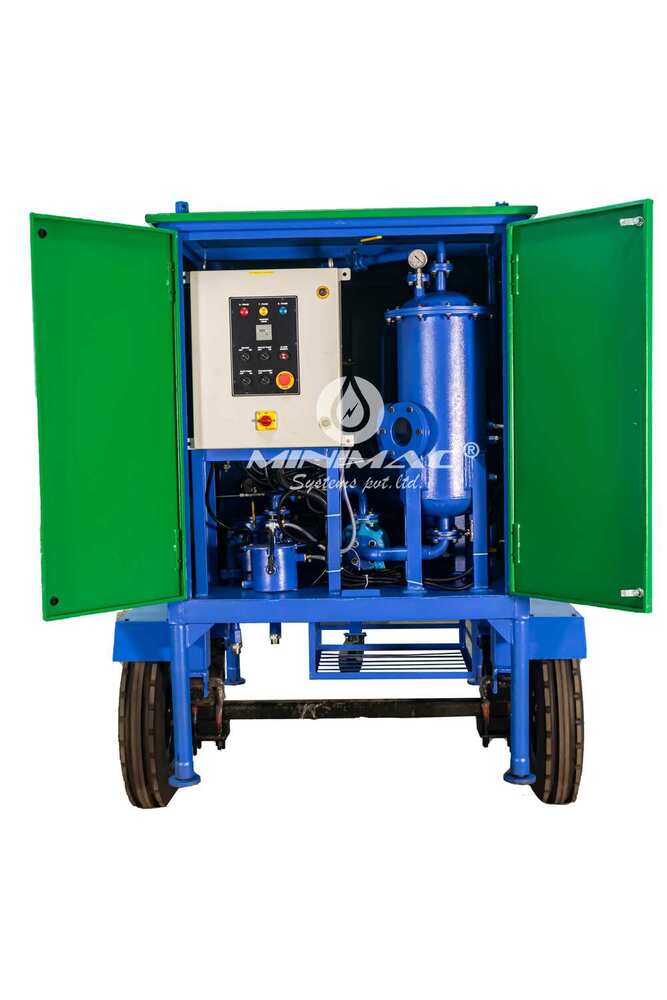 Transformer Oil Filtration Machine - Automatic Operation, Customisable Size | Fine Filtration, Moisture And Acid Removal, Improves Breakdown Voltage And Insulating Oil Purity