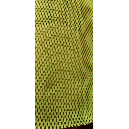 Yellow Fluorescent Net Fabric