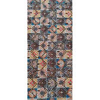 Polyester Printed Net Fabric - 58 Inch Wide, Multi-color Printed, Durable Polyester Lycra For Trendy Shirt Making | Washable With Unique Texture