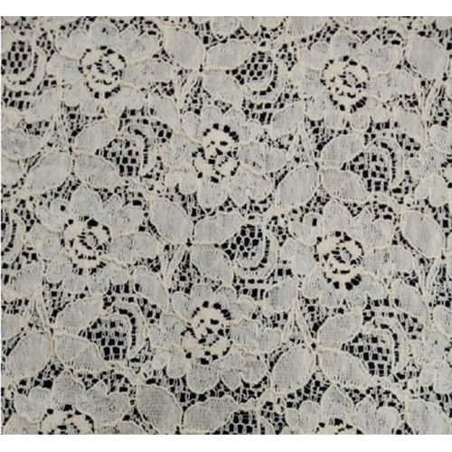 Fancy Cotton Lace Fabric - Attributes: Washable