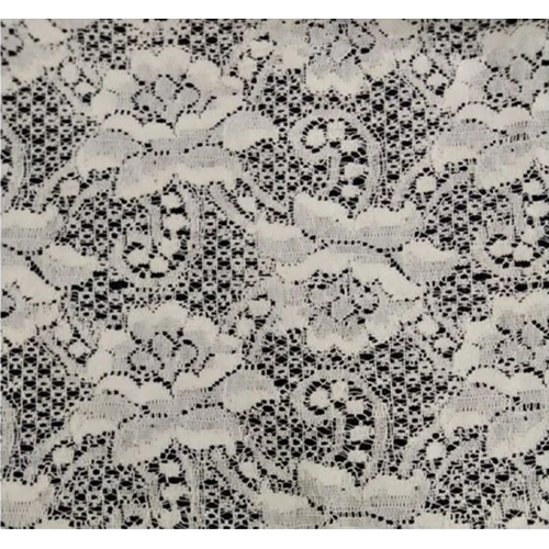 White Net Lace Fabric