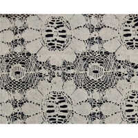 भारत में निर्मित फूलों की लेस जाल कपड़ा