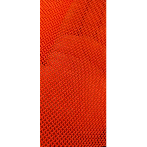 Safety Florescent Jacket Mesh Net Fabric - Color: Orange