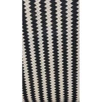 Zig Zag Cotton Crochet Lace Net Fabric - Attributes: Washable