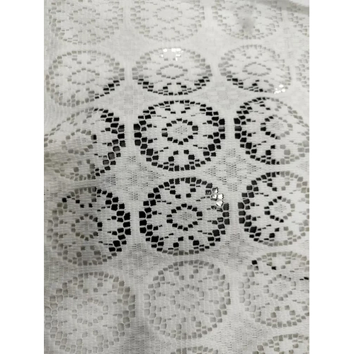 Polyester Jacquard Lace Net Fabric Manufacture In Amritsar - Attributes: Washable
