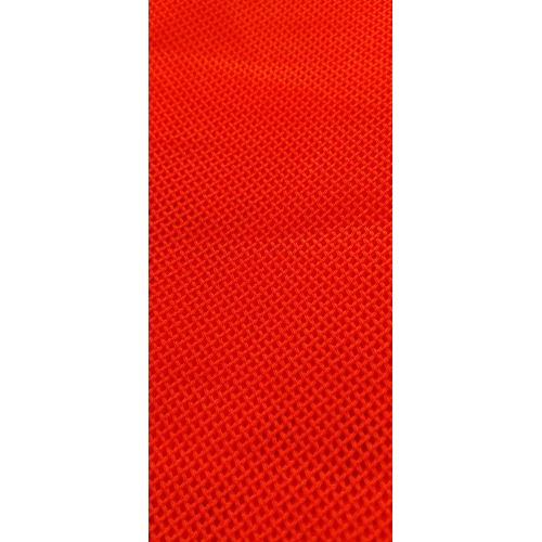 Reflective Safety Jacket Net Fabric - Color: Red