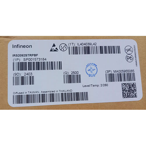 Irs2092Strpbf Infineon Mosfet Transistor - Usage: Industrial