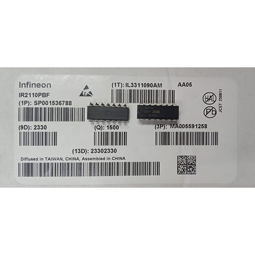 IR2110PBF Infineon Mosfet Transistor