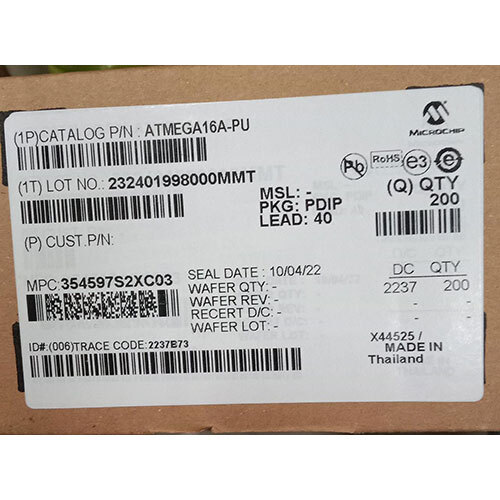 Atmega16a-pu Microchip Microcontroller By Rajratan Semiconductors