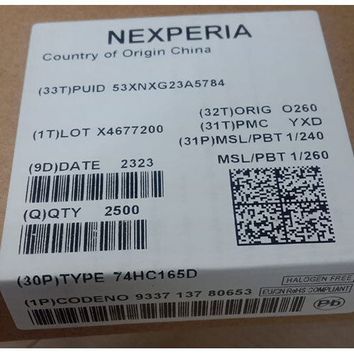 74Hc165D Nexperia Bus Transceiver Ic - Color: Black