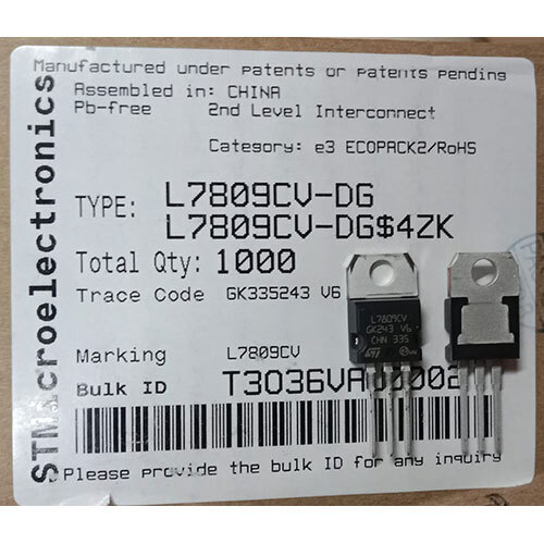 STM L7809CV-DG STM Integrated Circuit