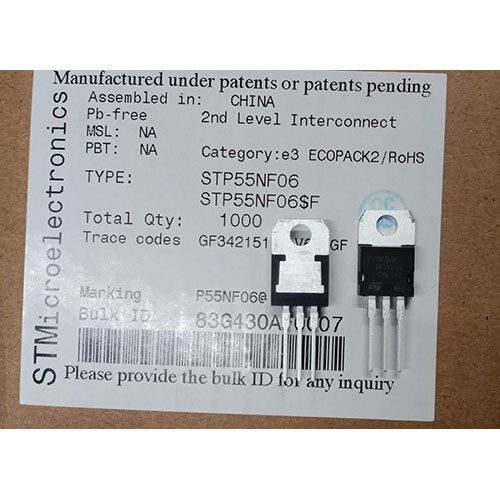 Stm Stp55Nf06 Stm Integrated Circuit - Size: Standard