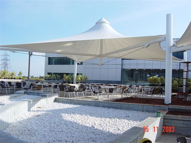 Tensile Gazebo Structure - Material: Polyester