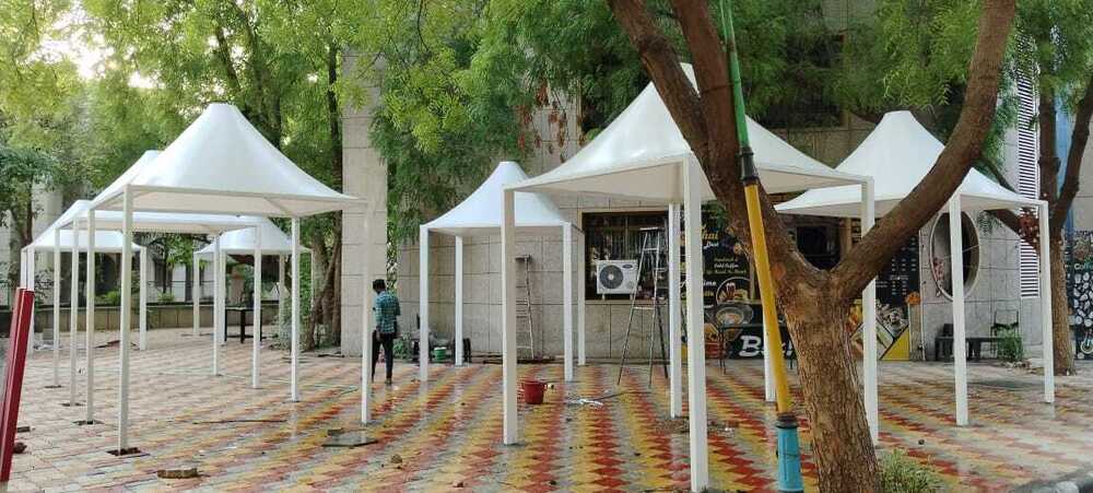 Tensile Gazebo Structure - Material: Polyester