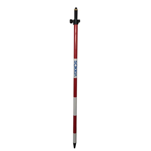 2.6 Mm Sokkia Prism Pole - Color: Red And White