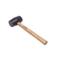 Rubber Hammer - Rubber Material, Black Color | Industrial Use, Manual Control Mode