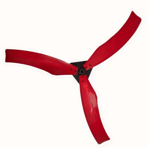 Plastic Fan Blade - Color: Red