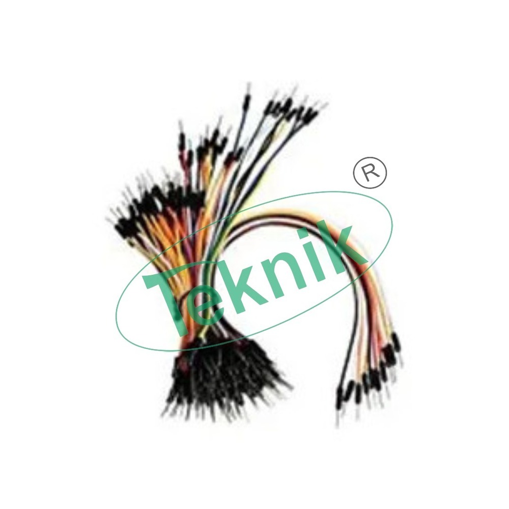 Solder-less Flexible Breadboard Jumper Wires M/m