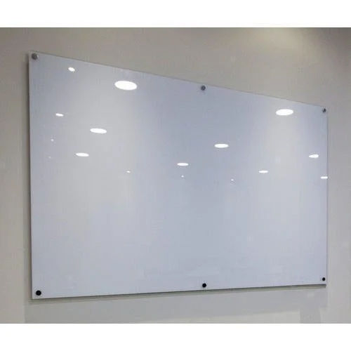 Ceramic Glass Writing Board - Color: White