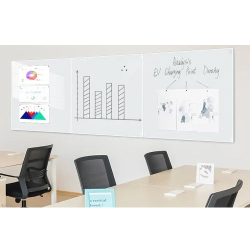 White Glass Writing Board