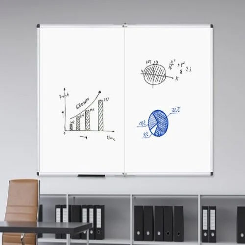 White Marker Board For Office - Material: Aluminium