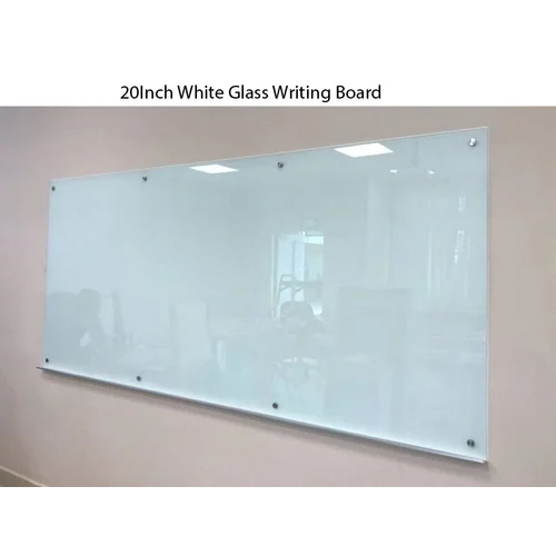 20 Inch White Glass Writing Board