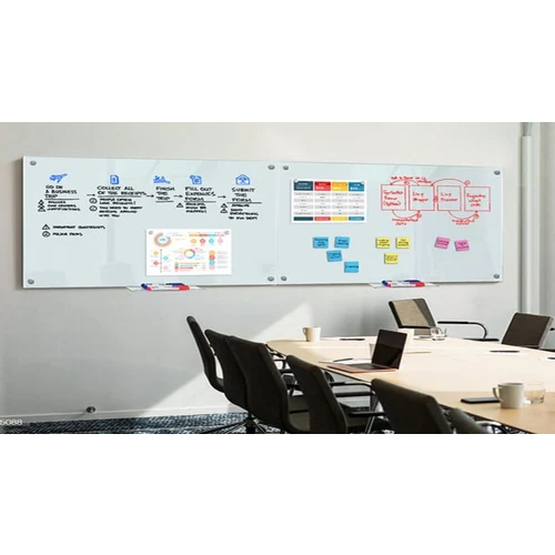 28x18 Inch White Glass Board