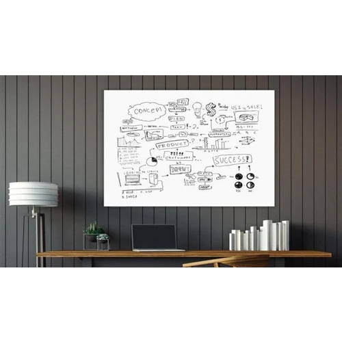36x24 Inch Office White Glass Board