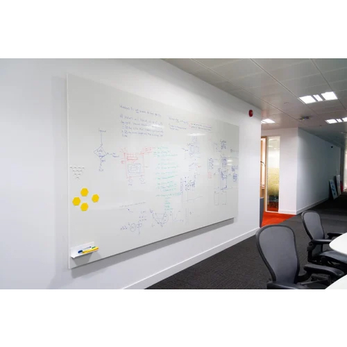 Rectangular Frameless Glass Writing Board