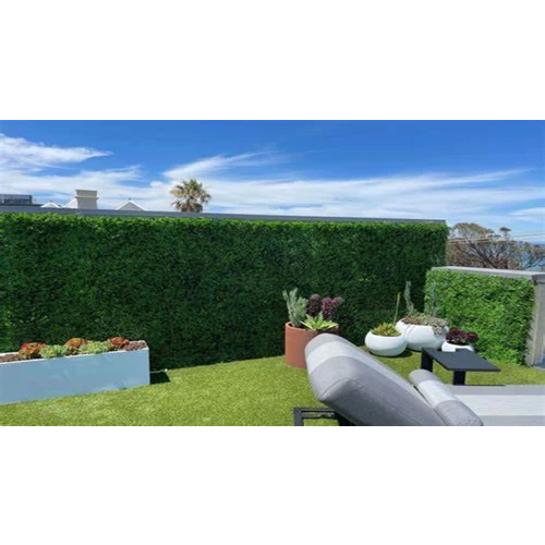 20Mm Pp Artificial Wall Green Grass - Feature: Washable