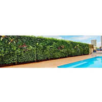 Green Plastic Artificial Vertical Wall - Feature: Durable